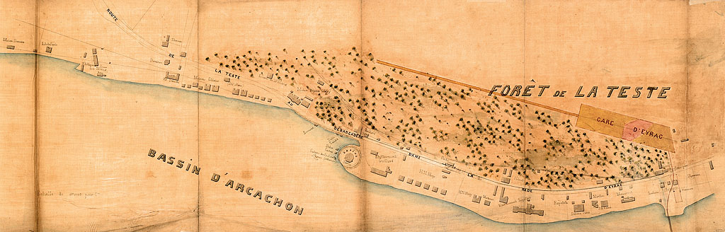 Plan Arcachon 1863