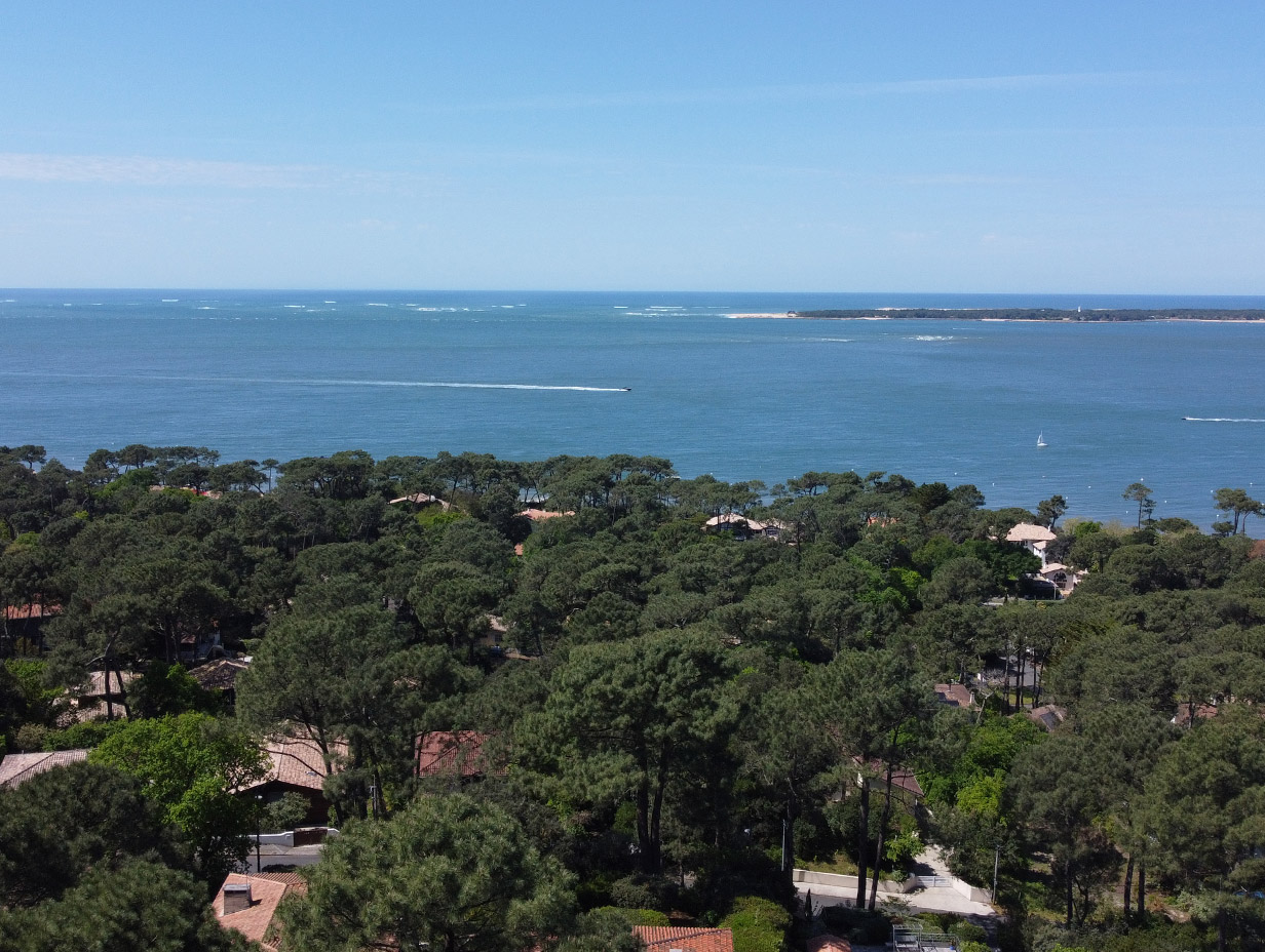 Pyla villa vue bassin agence immobiliere deleglise proprietes